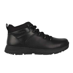 Firetrap Mens Rhino Logo Leather Boots / Black